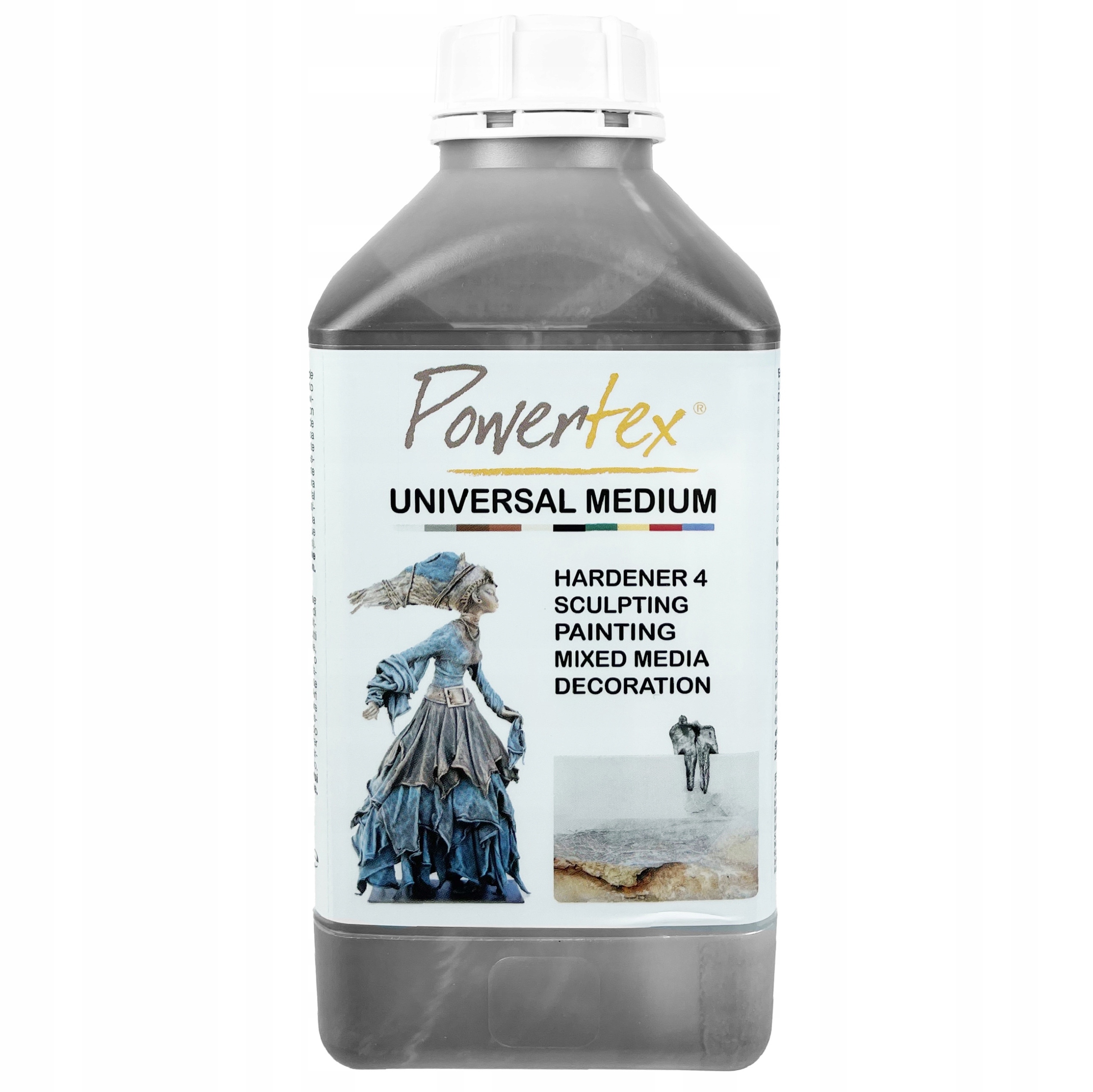 Tužidlo na textil Universal Medium Powertex Black, 1 kg