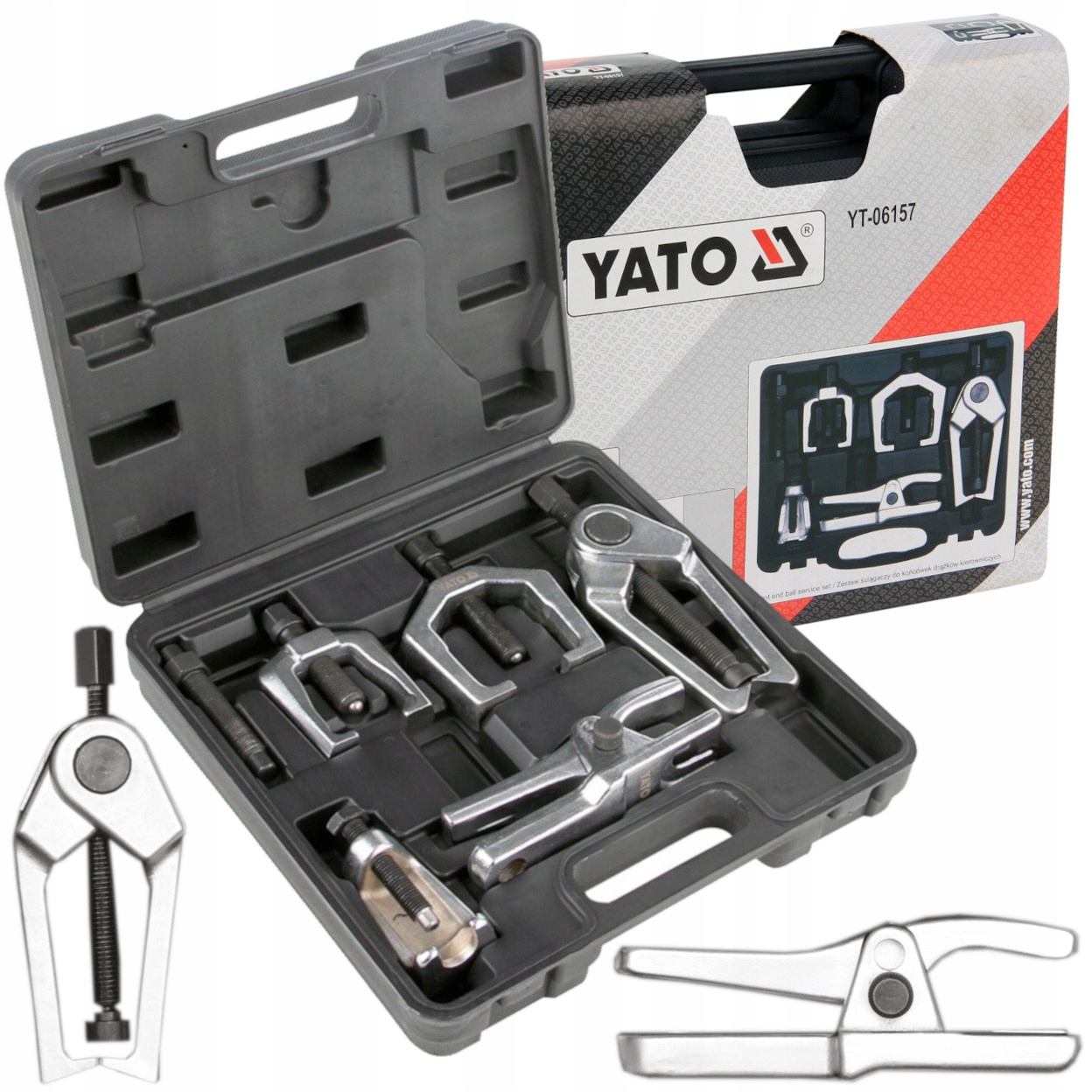 YATO ZESTAW ŚCIĄGACZY DO KOŃCÓ DRĄŻKA 5CZ YT-06157