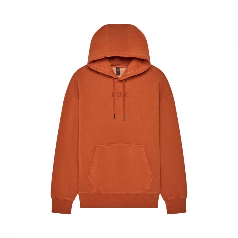 Mikina S Kapucňou Fox Wordmark Oversized Fleece M
