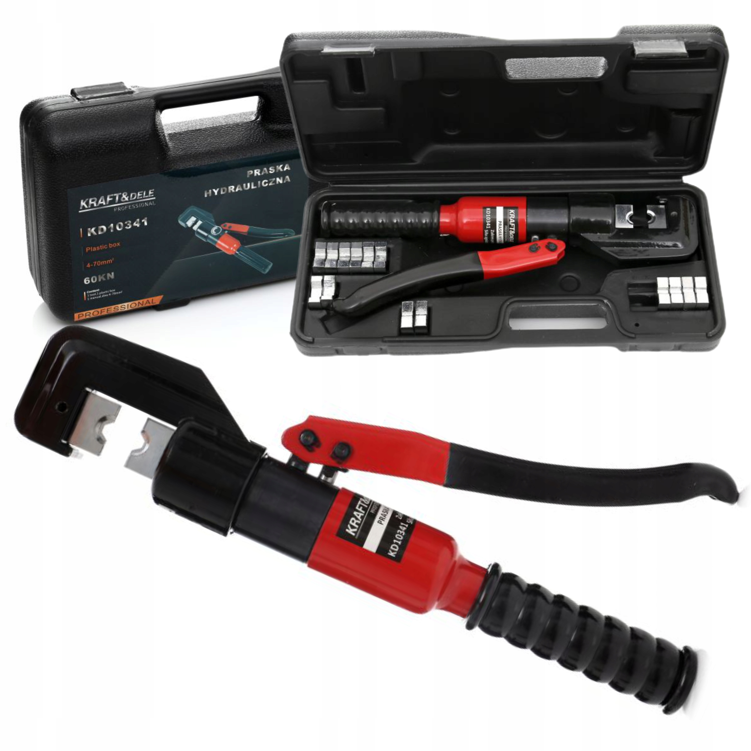 Lisovací Svorka Pro Kabely Vodičů Hydraulická 4 70mm2 6T