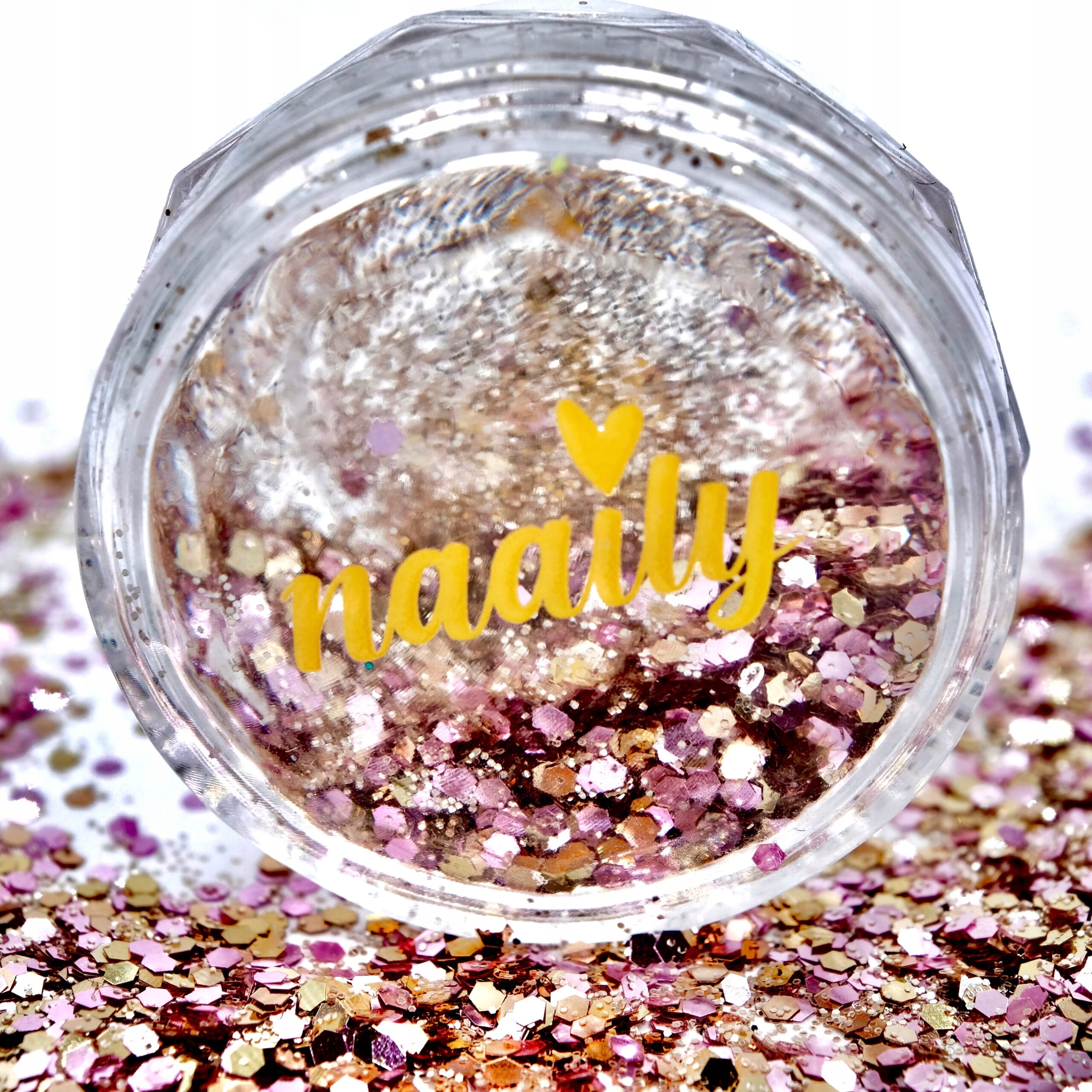 Pyłek do paznokci Flicker Rose&Gold