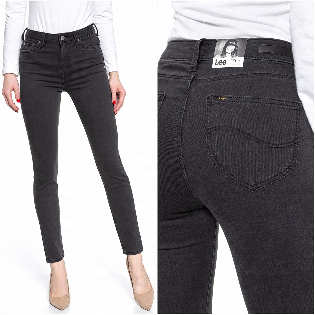 

Lee Skyler Damskie Spodnie Jeansowe W27 L31