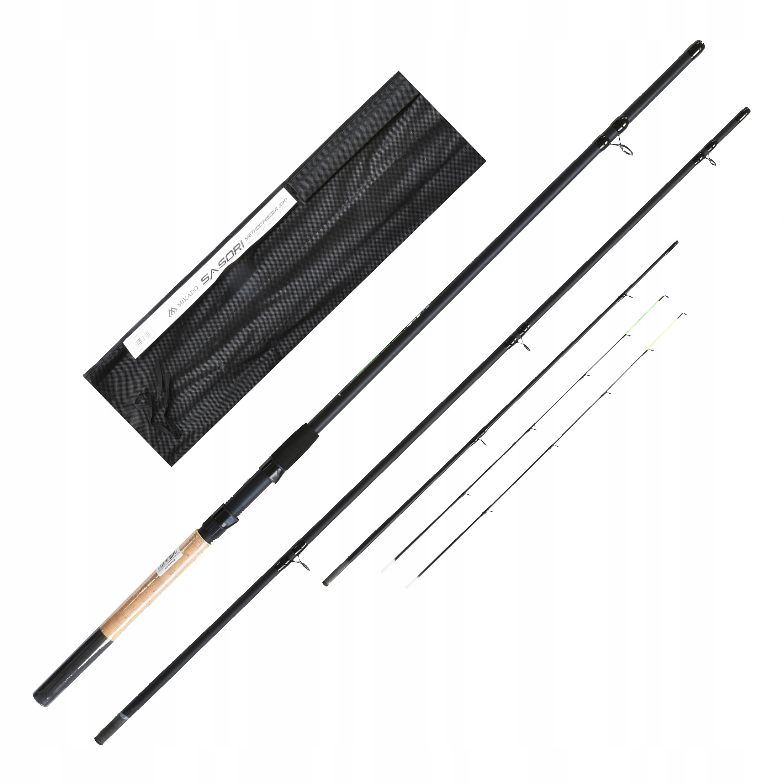 Wędka gruntowa Mikado Sasori Method Feeder 3.30m 0-80g +2 szczytówki