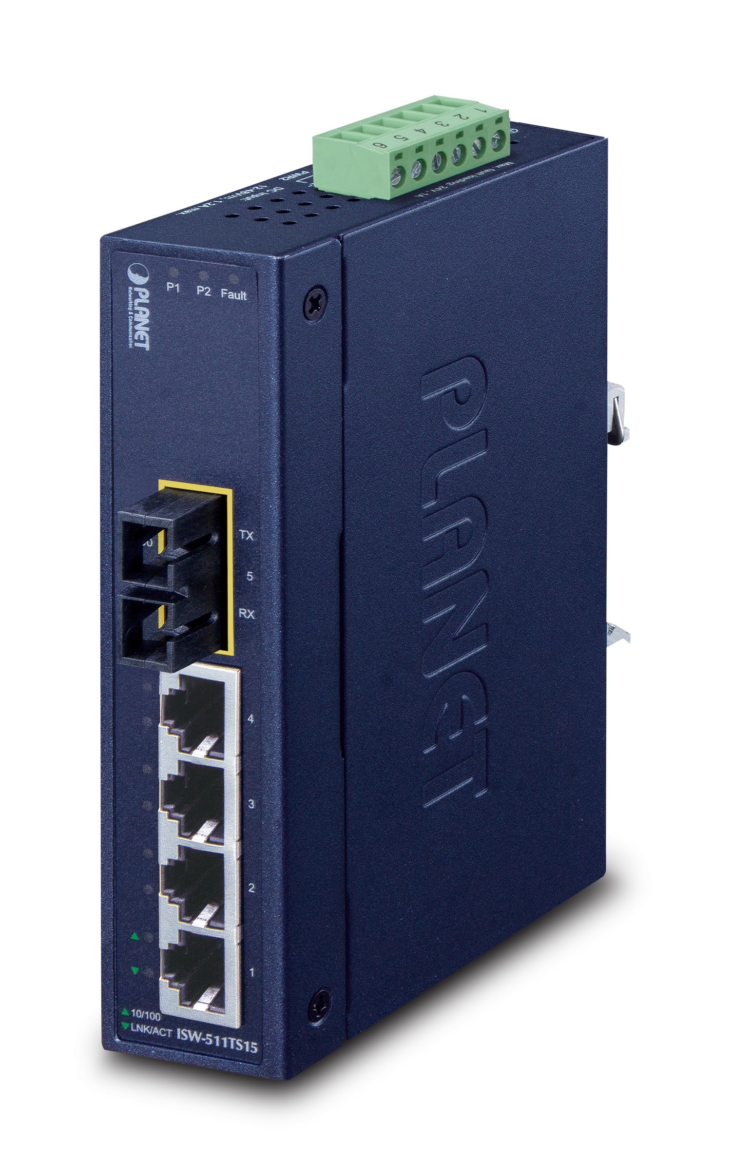 Planet ISW-511TS15 nespravované sieťové pripojenie L2 Fast Ethernet (10/100)