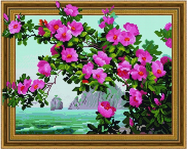 Diamantová mozaika 5D Na dřevo 40x50 Ipicasso