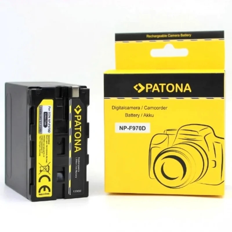 Patona akumulator do Sony NP-F970D Led z wejściem Usb-c i wyjściem Usb-a