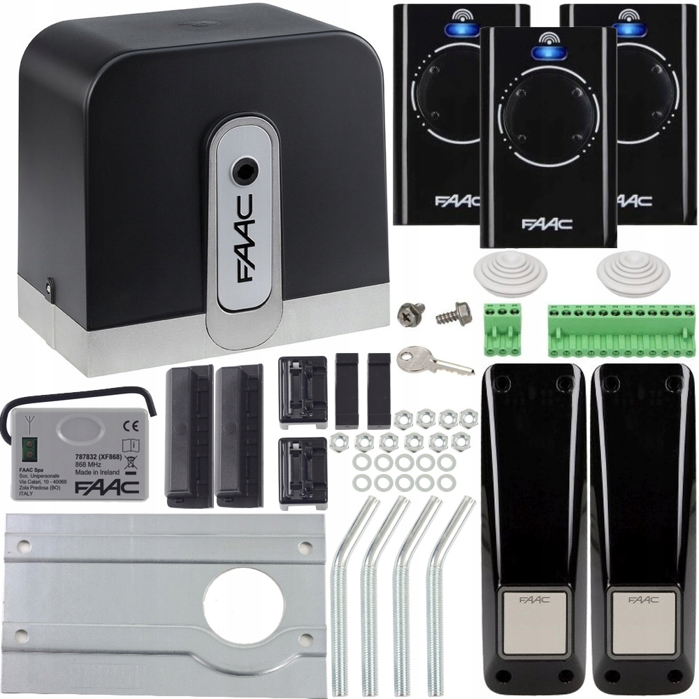 Pełny zestaw FAAC C721 3x PILOT Cyclo 24V 800KG