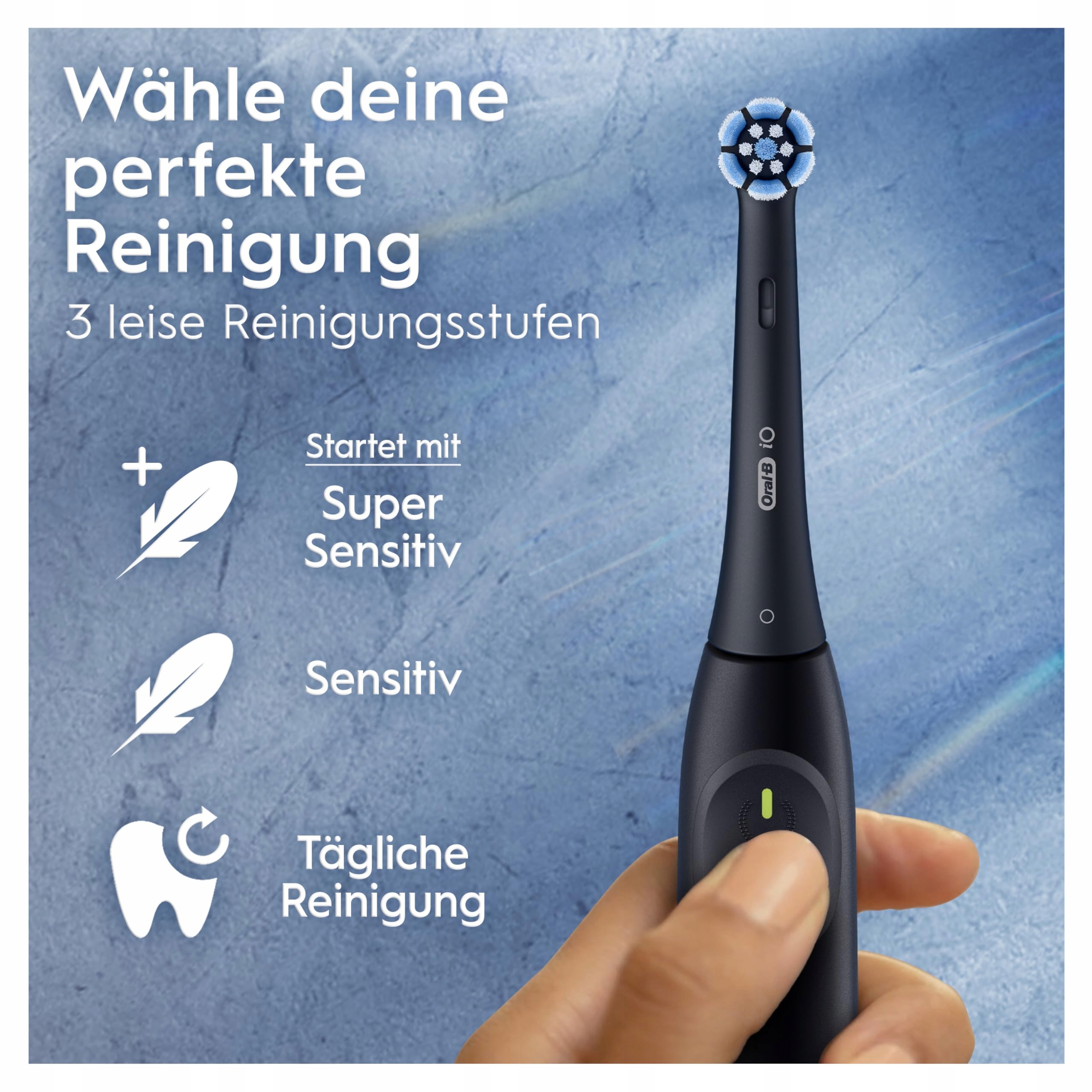 ORAL-B IO Series 2 Szczoteczka Elektryczna Czarna 3 Tryby Etui Podróżne — miniatura 3