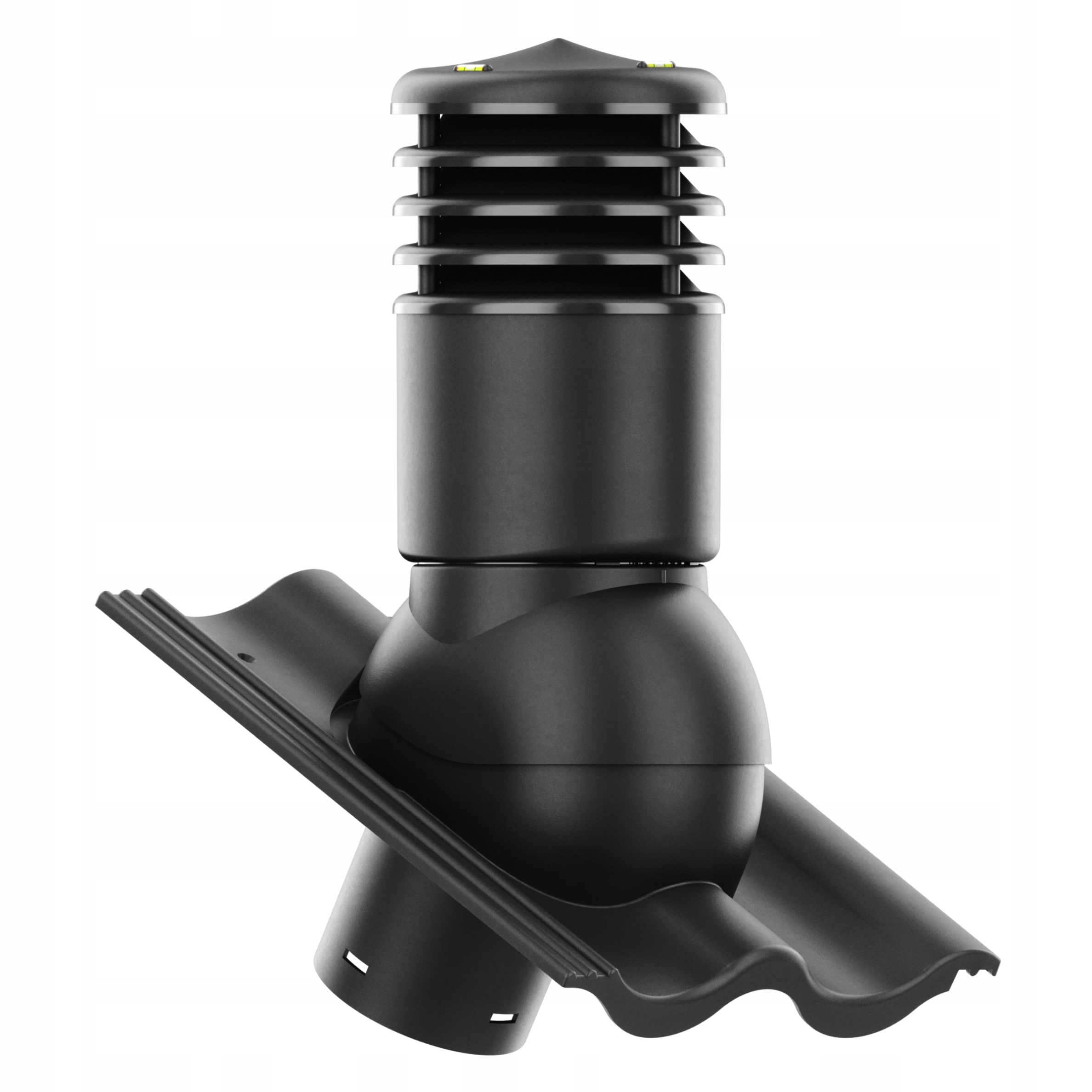 větrací komín Izolovaný Smart fi150 Benders Palema Černý/granitový