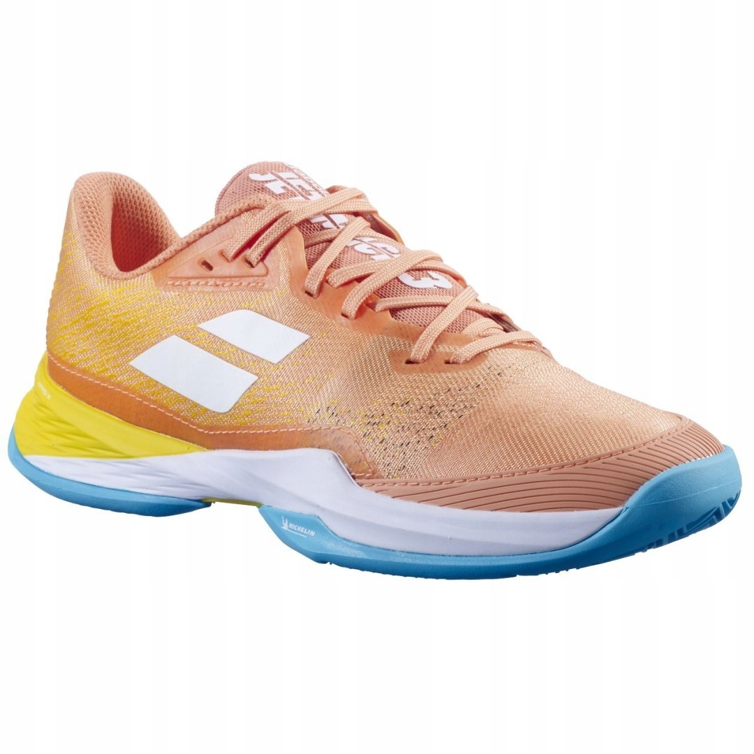 Buty tenisowe damskie Babolat Jet Mach 3 Clay coral/gold fushion 37
