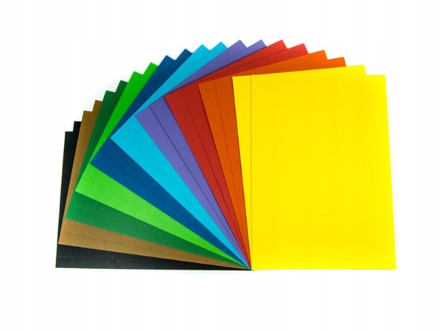 

Tektura karton brystol A5 20 arkuszy kolorowy 225g