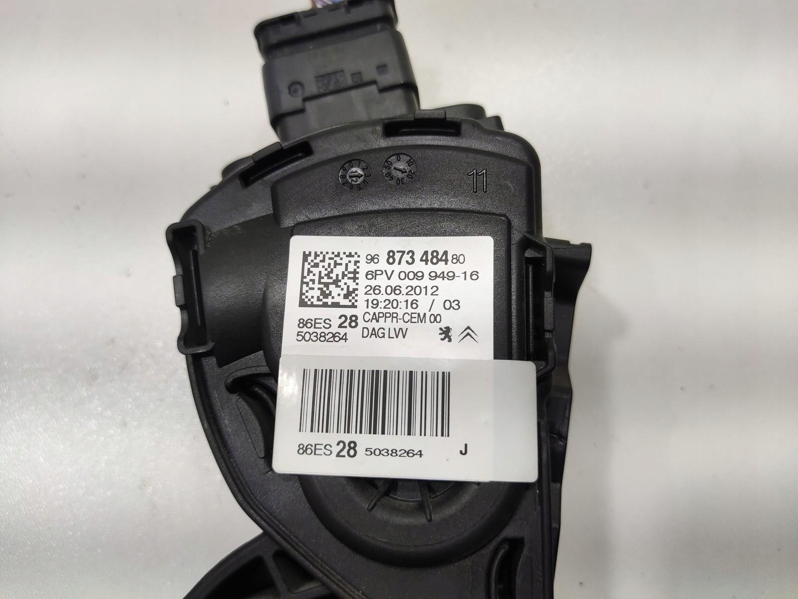 accelerator pedal PEUGEOT RCZ 1.6 THP 2009-2015 9687348480