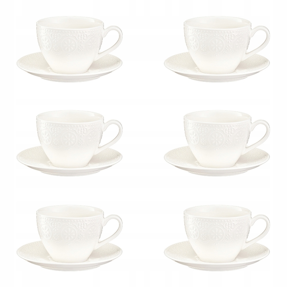 Villa ITALKomplet šálok na porcelánovú kávu 200 ml 6 kusov Florentina