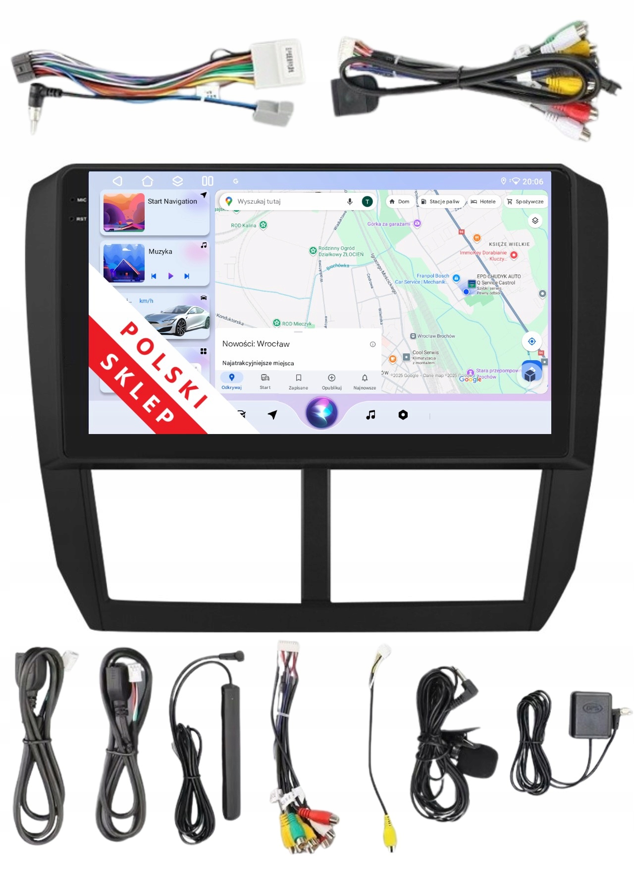 Rádio 2DIN Android Suzuki Mpreza III Wrx Sti 3/32 Gb Dsp Carplay Lte