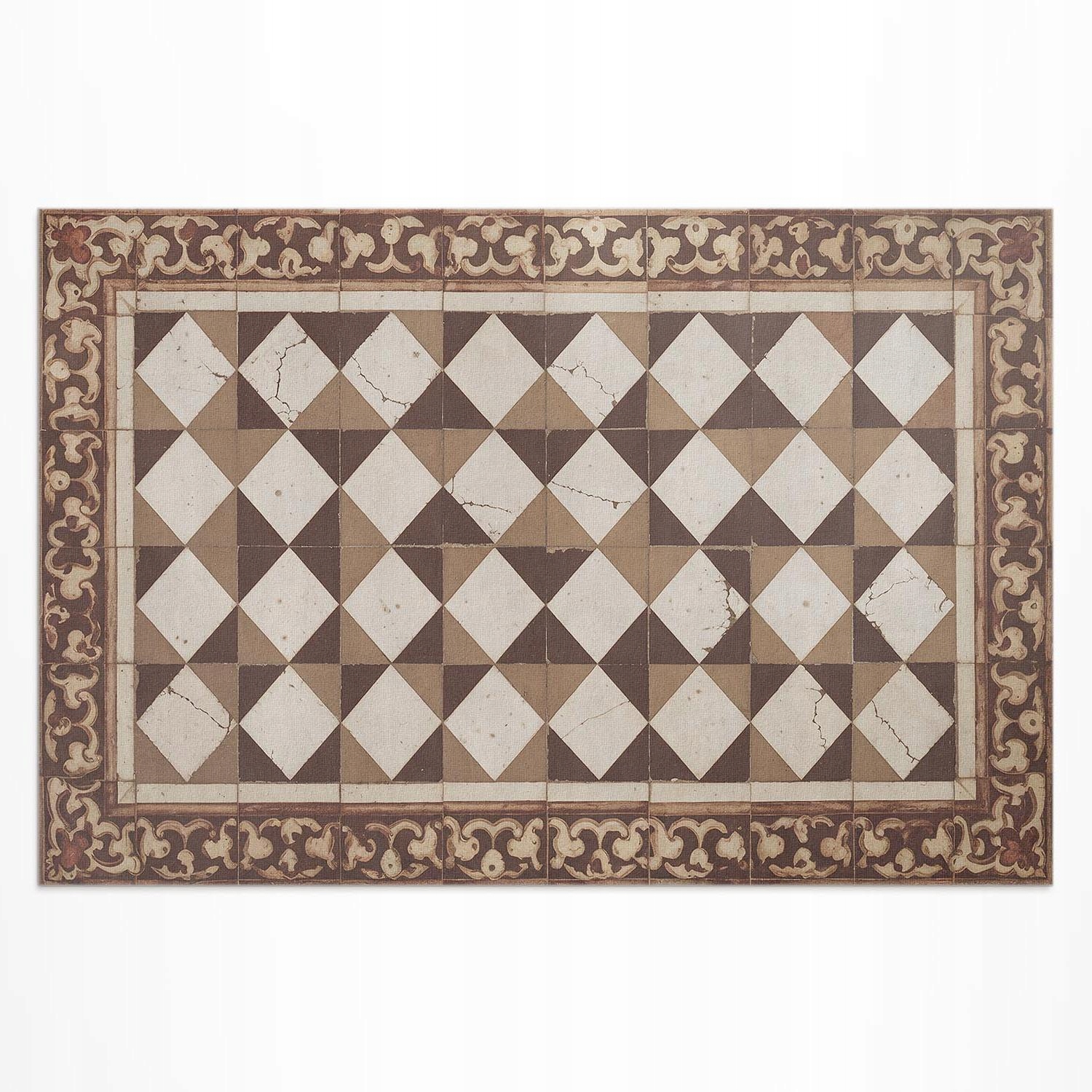Vinylový koberec na balkón a terasu Elegantné vzory v starom štýle 150 x 255 cm