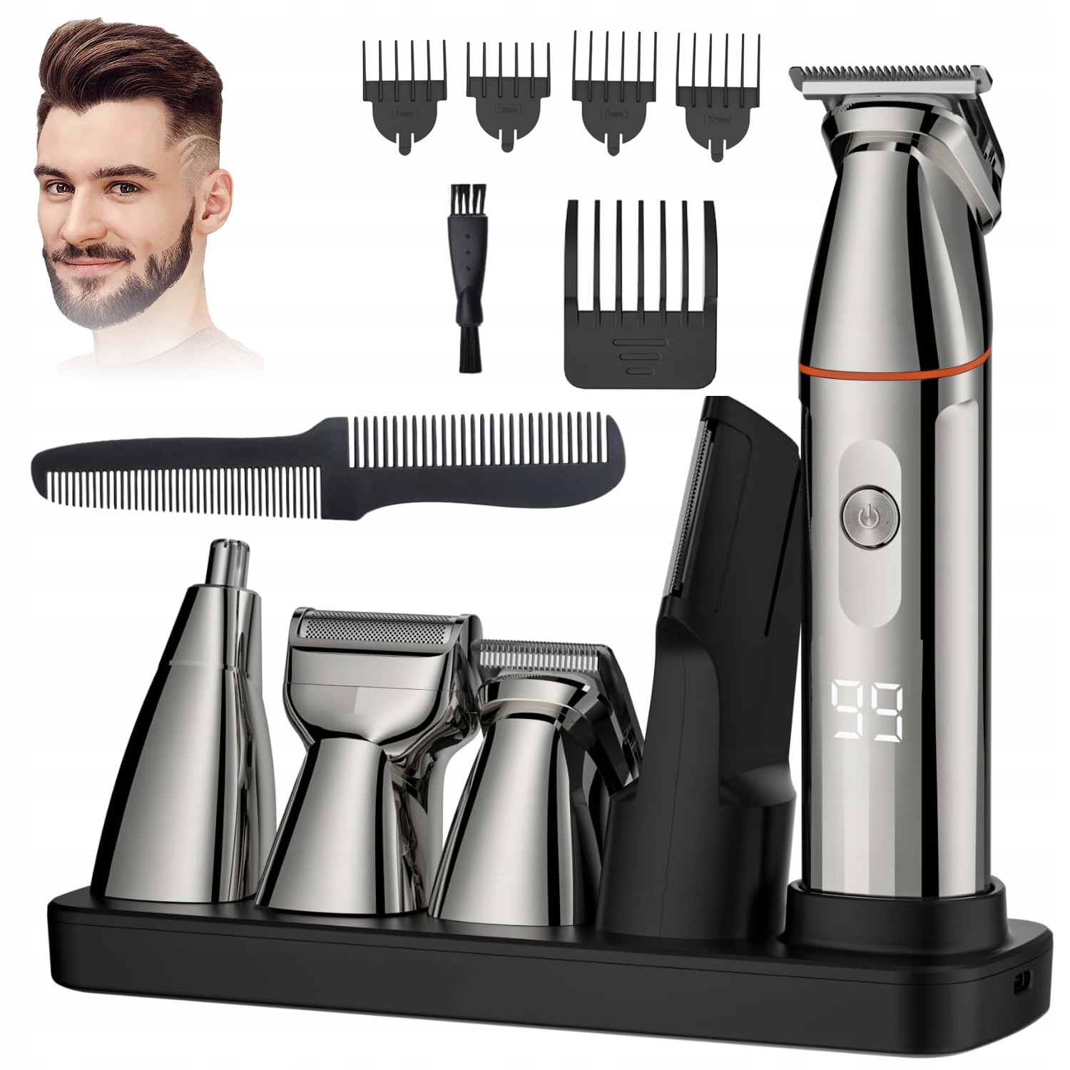 Profesionální Multifunkční Stříhací Strojek S Usb Nabíjením 600 Mah