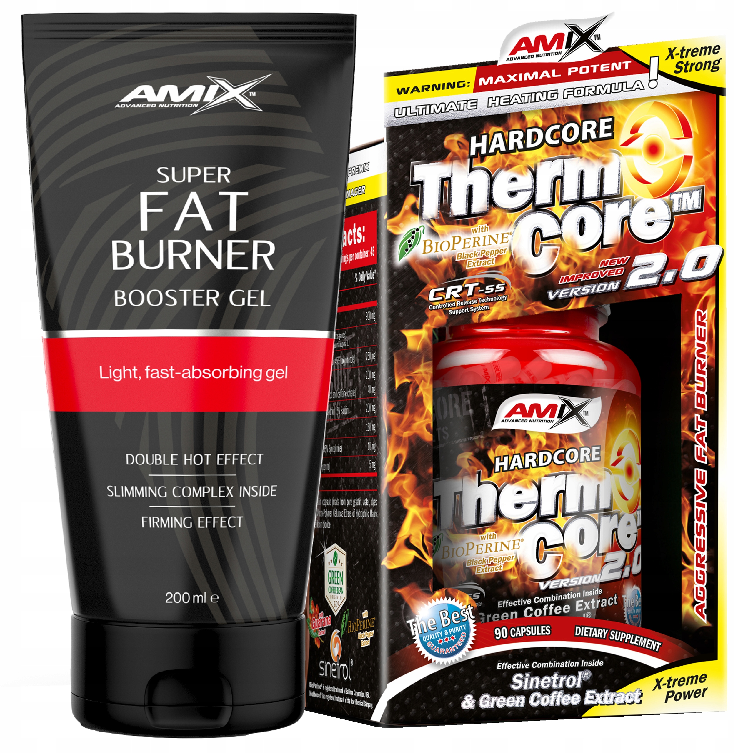 Gel Krém Na Hubnutí, Spalovač Tuků, termogenní Amix Thermocore