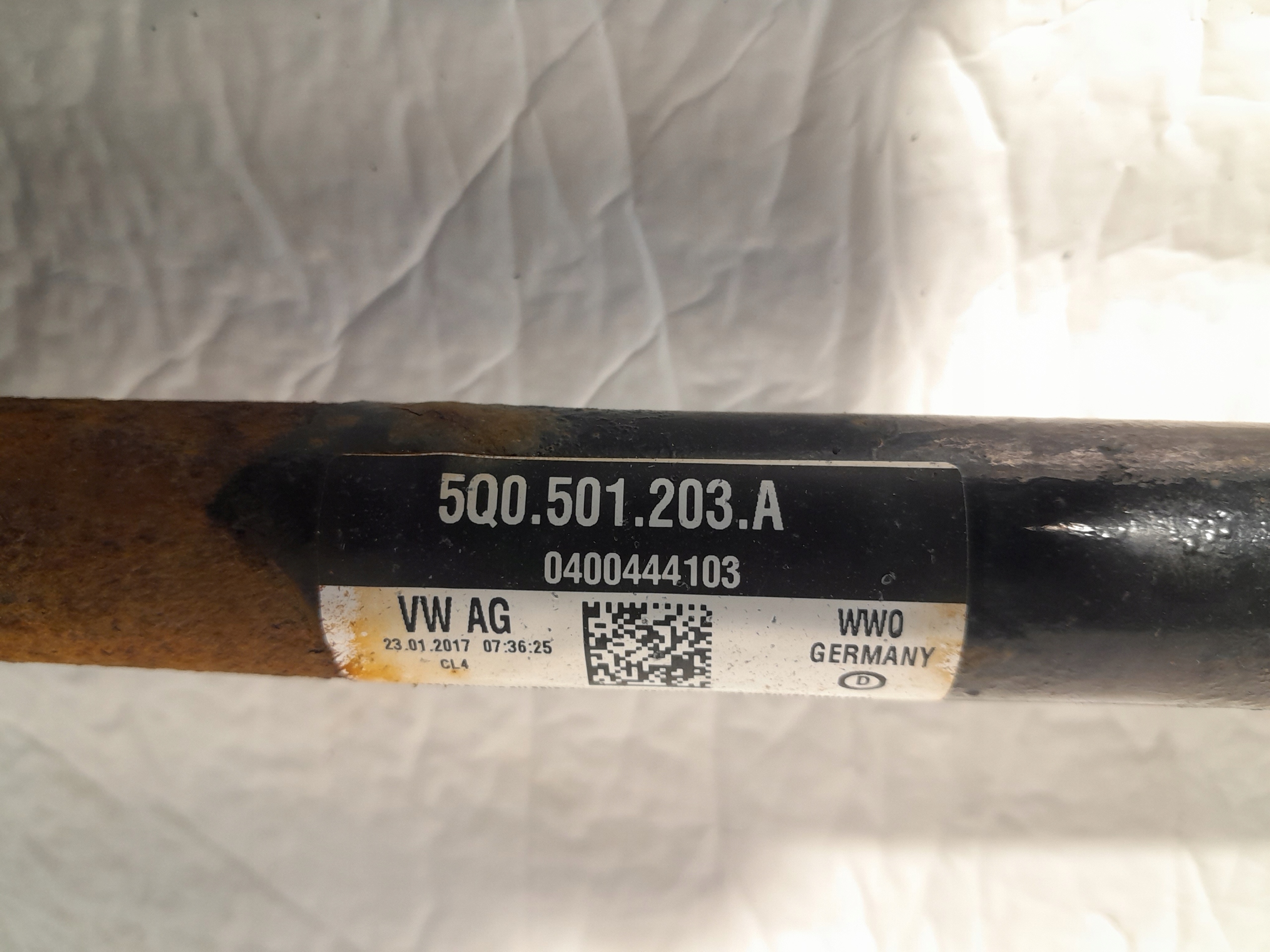 AUDI S3 8V LIFT semi-axis left rear part - 5Q0501203A