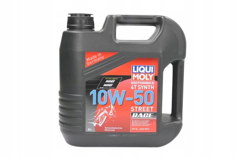 Olej 10W50 Liqui Moly Street race 4l Syntetický sada pre vodiča #35