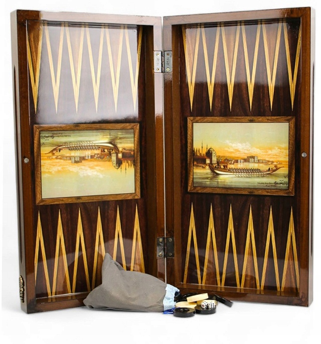 Turecka gra planszowa Tavla Backgammon Tavla