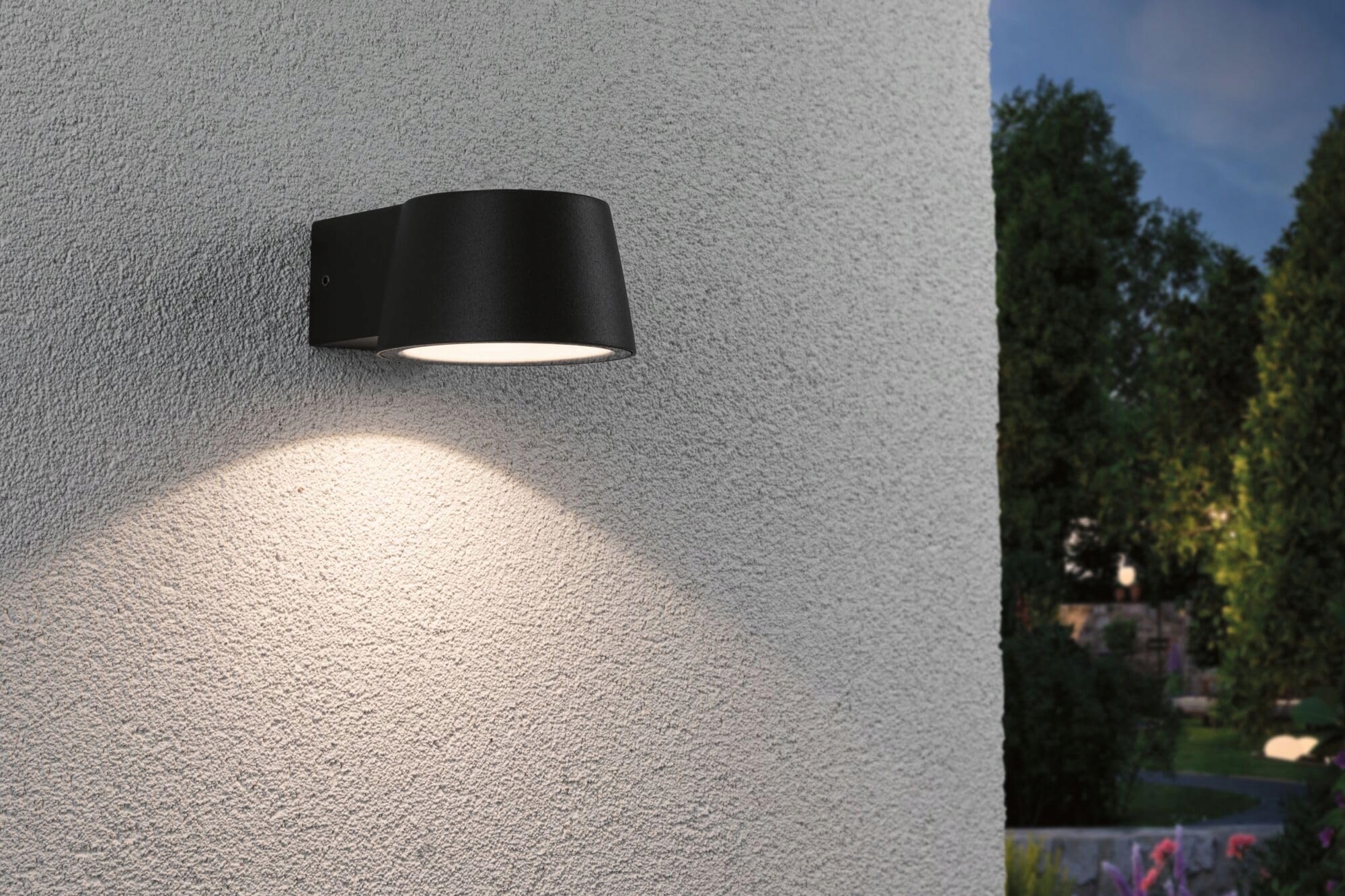 PAULMANN LED Lampa Zewnętrzna Capea IP44 6W Ciepła Biel Czarna Aluminiowa — miniatura 6