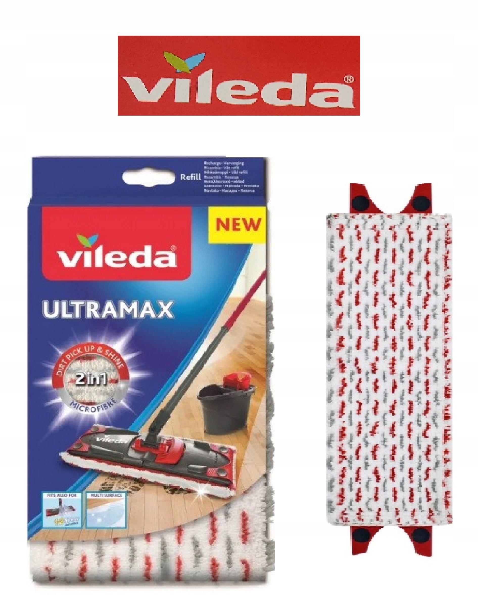 

Vileda Wkład do mopa płaski Ultramax 35cm