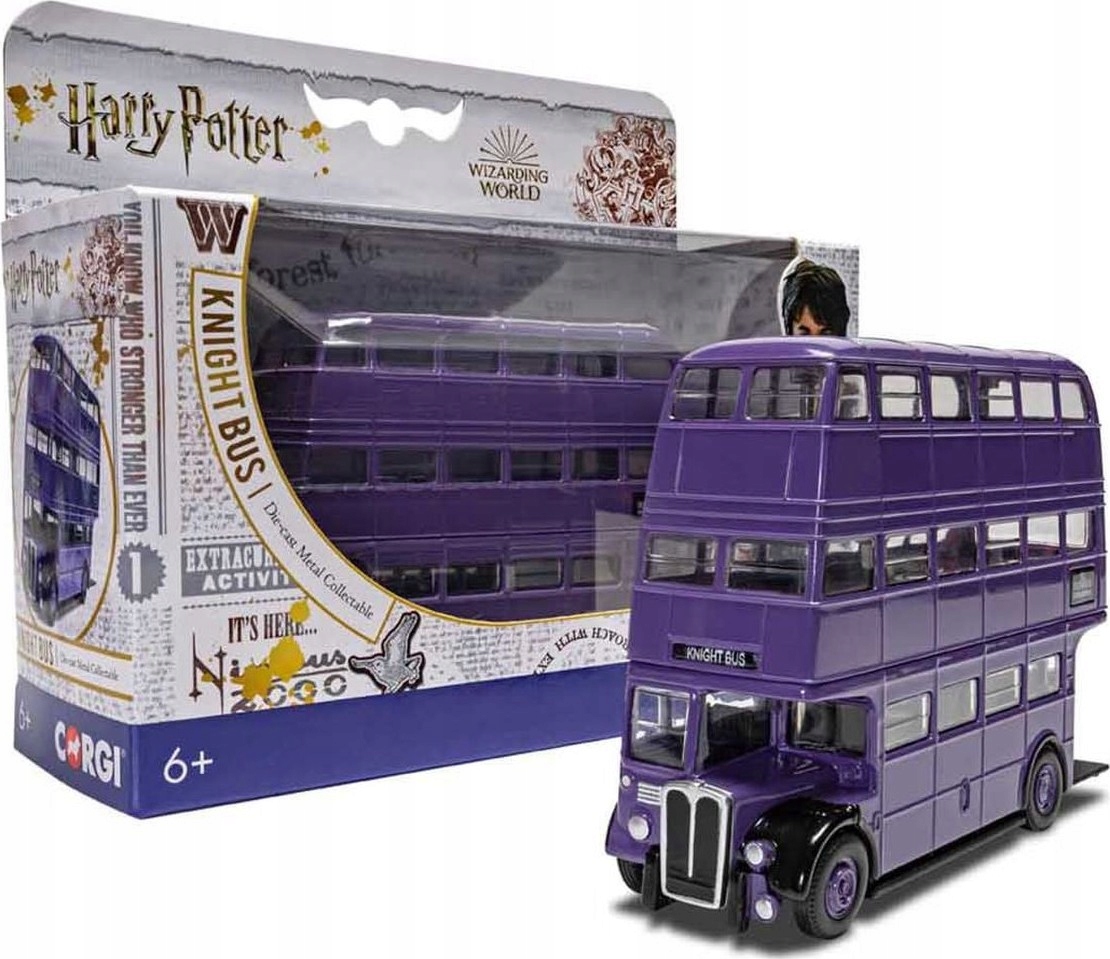 Corgi Harry Potter Záchranný autobus Třípatrový autobus Měřítko 1:76