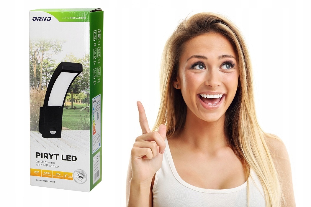 Venkovní Led Nástěnná Lampa S Pohybovým Senzorem