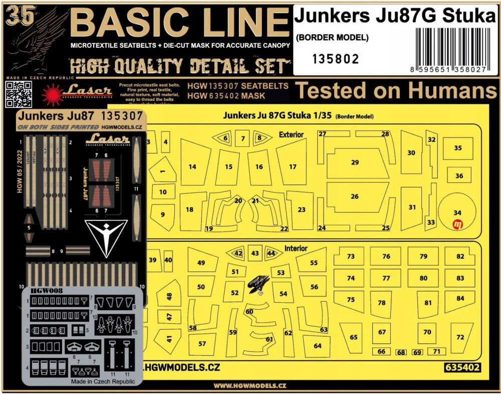 Hgw 135802 1/35 Junkers Ju87 Stuka (Border Model) (Basic Line)