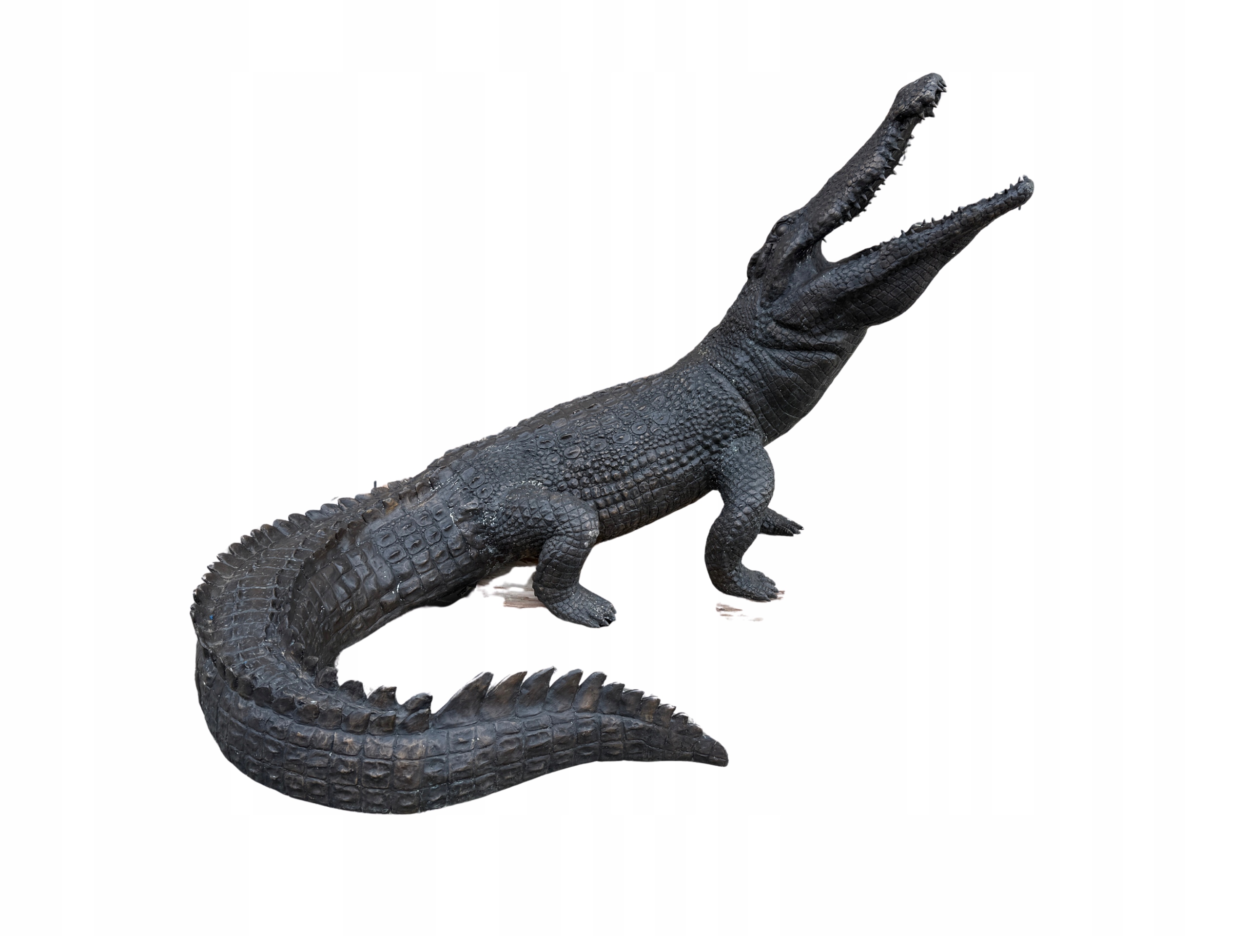 Velký krokodýl z bronzu – Fontána – gigant Aligator