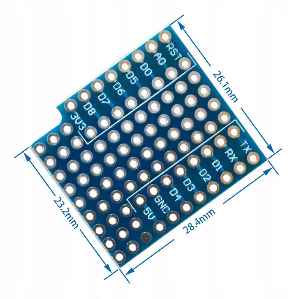 D1 mini Płytka prototypowa PCB Shield arduino EAN (GTIN) 5903796734584