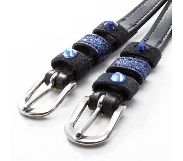 Paski do ostróg Deep Sea black/navy Kavalkade