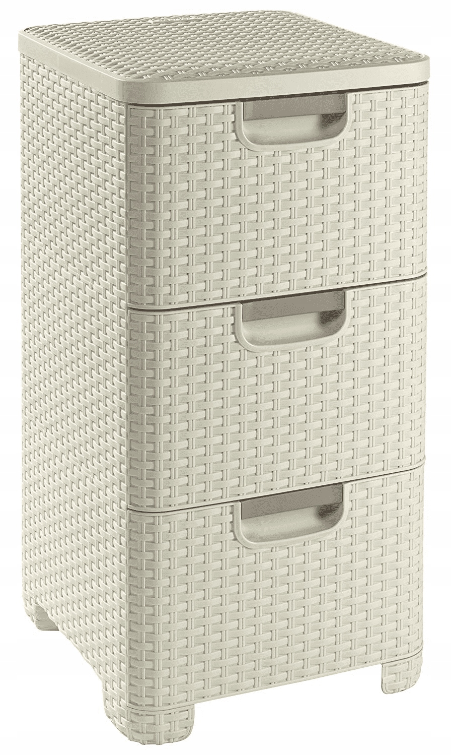 

Regał Komoda Szafka Półka Kosze Rattan Curver 3x14