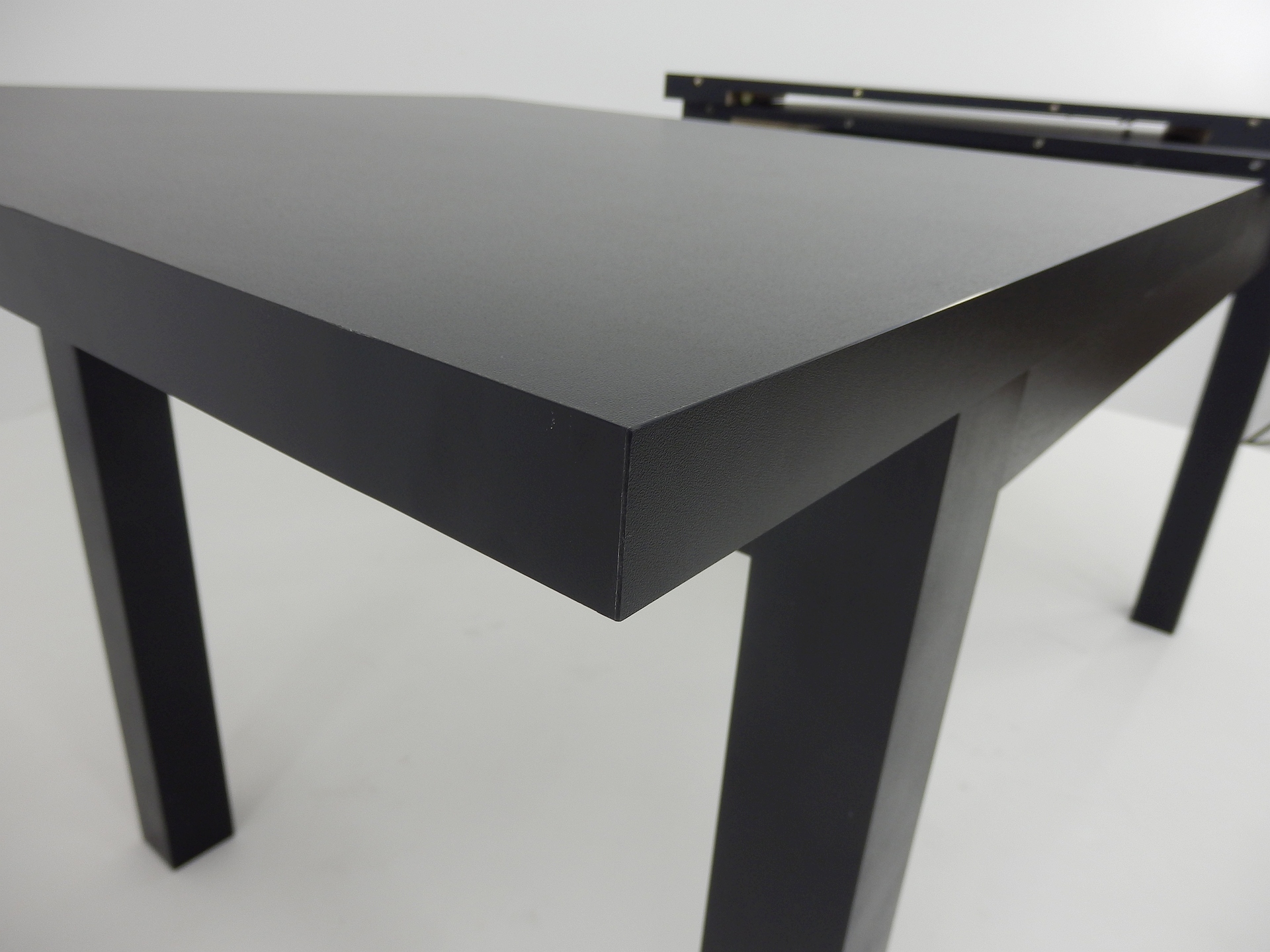 SOLIDNY STÓŁ DO SALONU, s-18 80/140 DO 180 Kolor mebla czarny