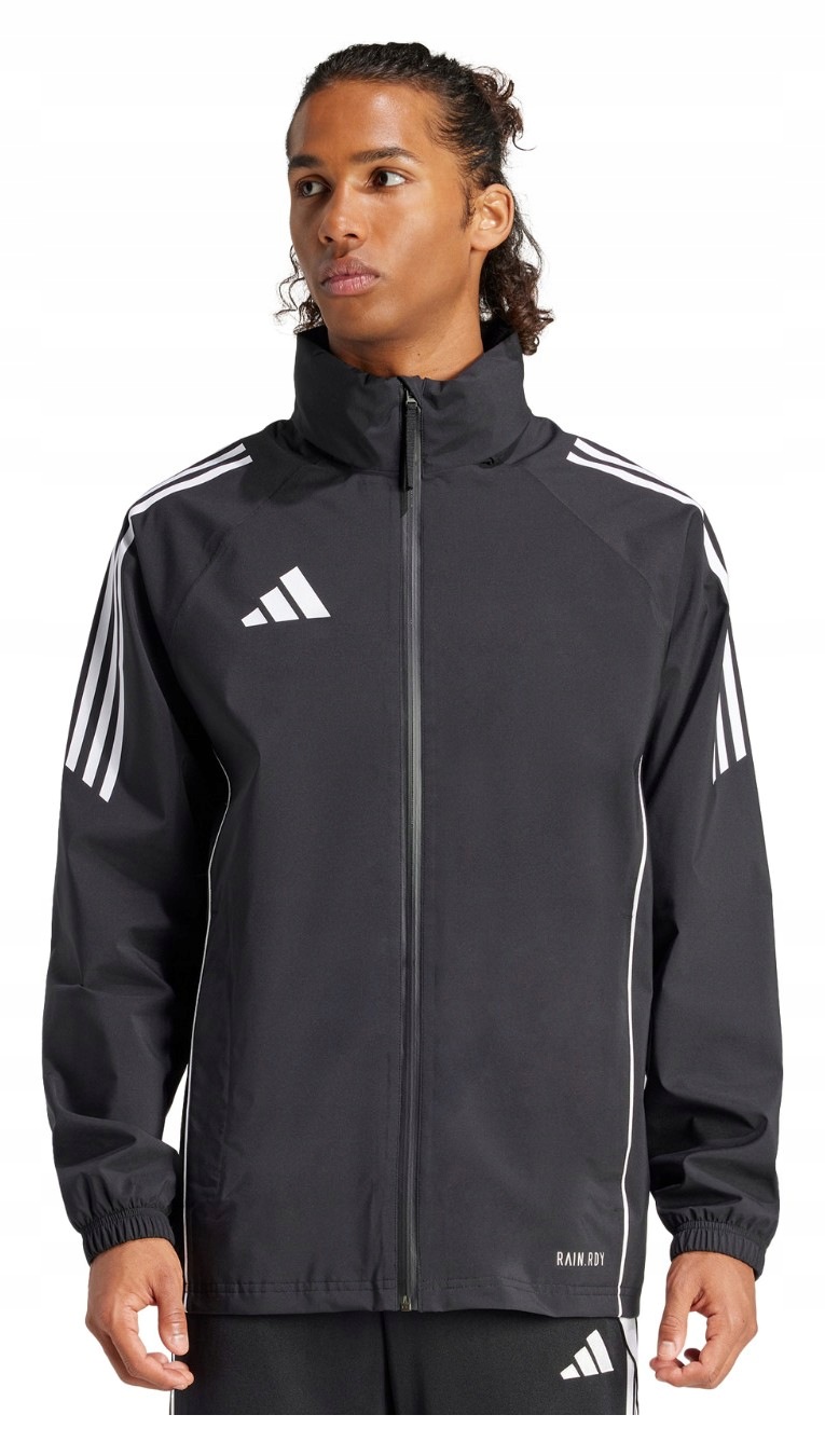 Bunda Adidas Teamwear Tiro 24 Rain černobílá IJ7390 vel. L
