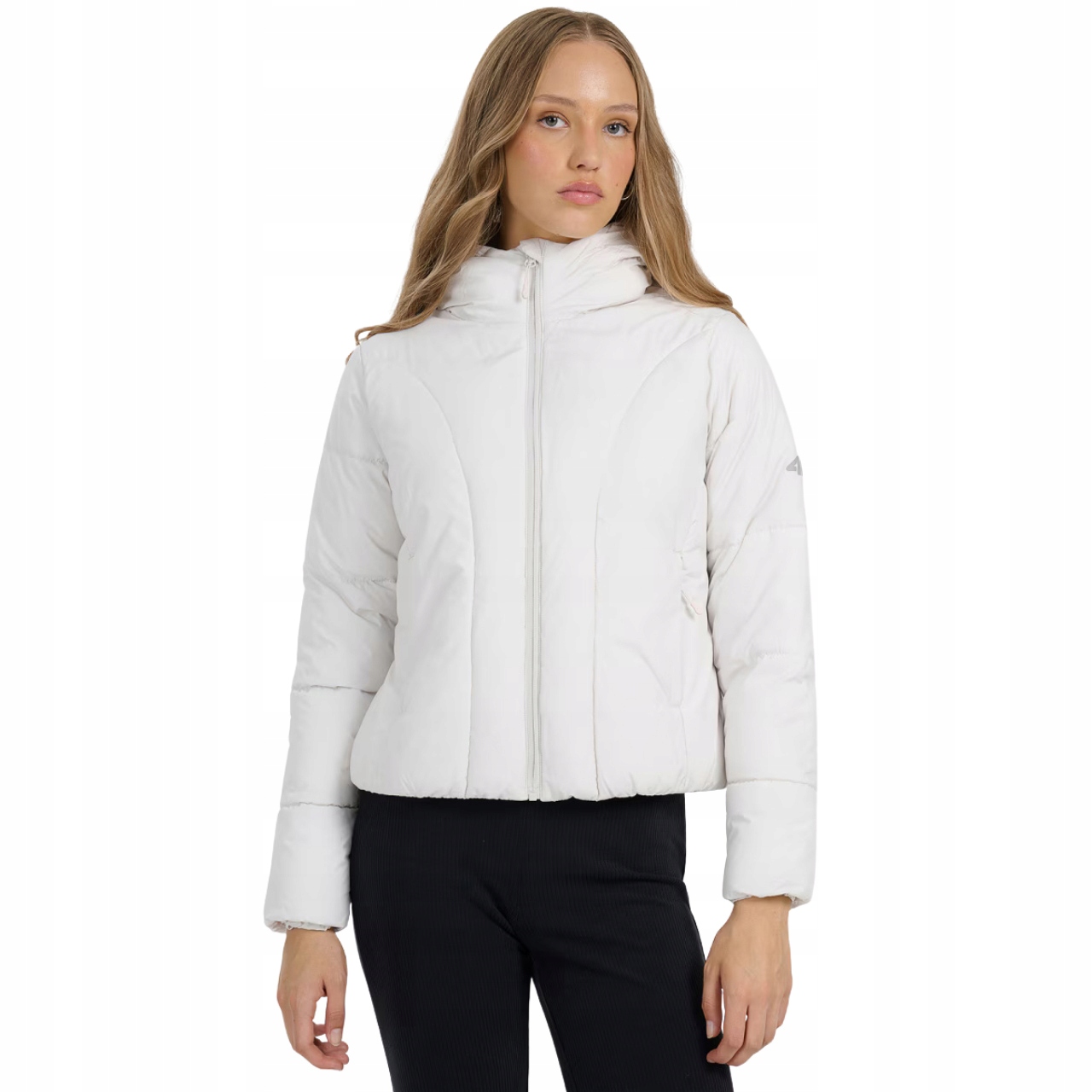 Dámská bunda 4F F0706 chladná světle šedá 4FRAW25TDJAF0706 27S XL XL