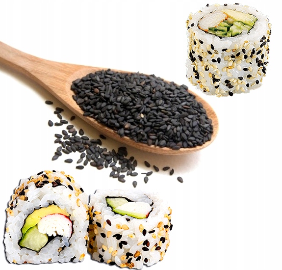 

Sezam Czarny Do Sushi 500g Orzechowy Smak i Ozdoba