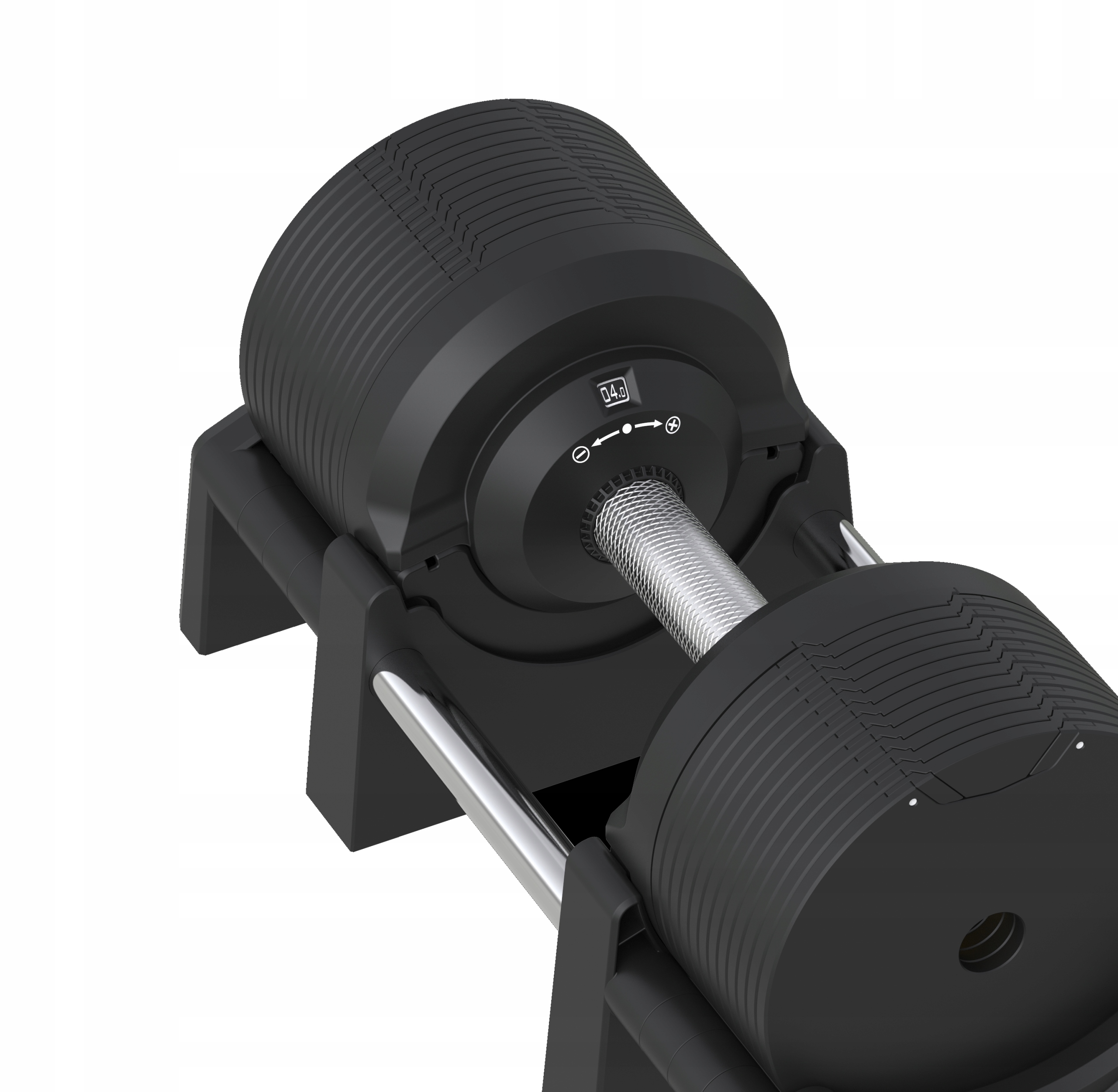 Hantla regulowana 41,5kg Sztangielka regulacja co 1,5kg Czarny mat Stan opakowania oryginalne