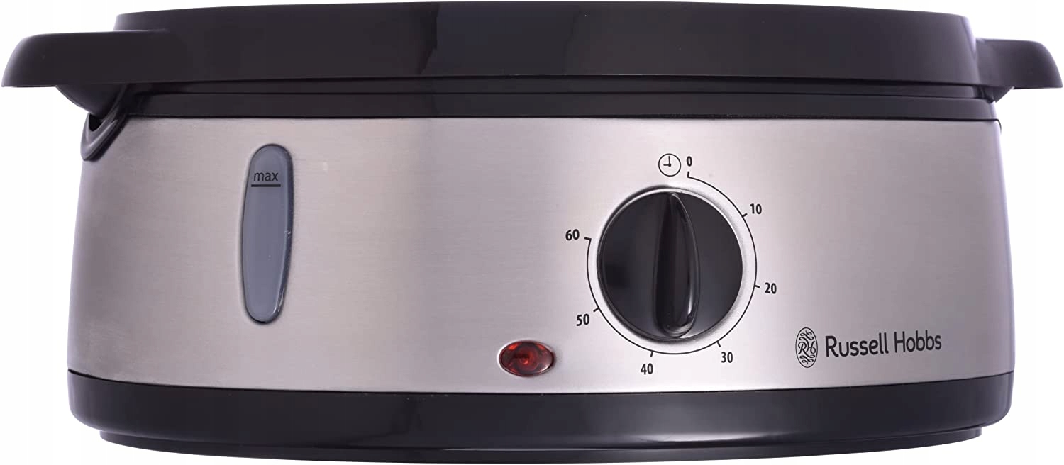 PAROWAR RYŻOWAR 3 POZIOMY 9 L 800 W RUSSEL HOBBS Programator czasowy mechaniczny