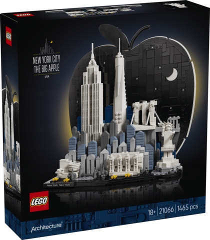 Lego(r) Architecture 21066 New York Velké Jablko