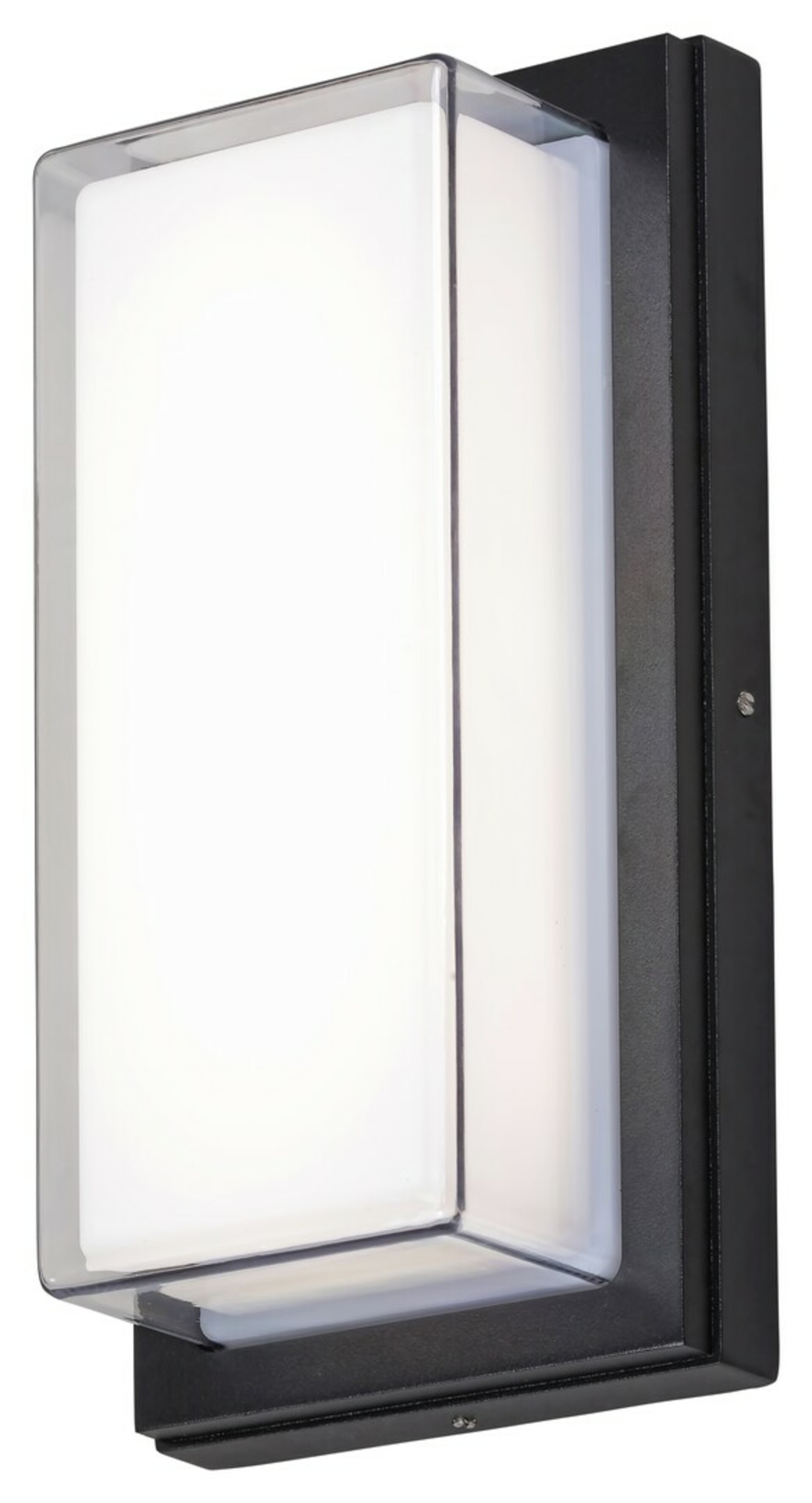 Rabalux Andorra vonkajšie Led nástenné svietidlo 12W IP54, čierna/biela