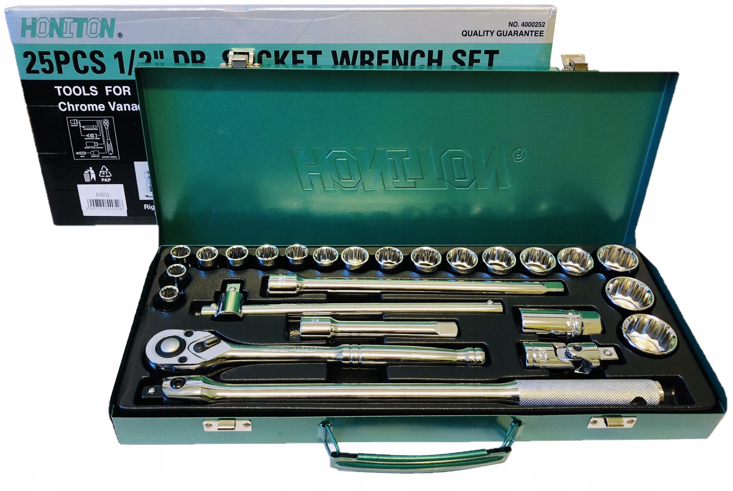 

Honiton Zestaw kluczy nasadowych 1/2'' 25 szt.