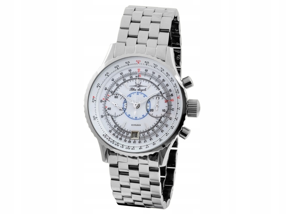 Hodinky Poljot Chronograph Blue Angels White B