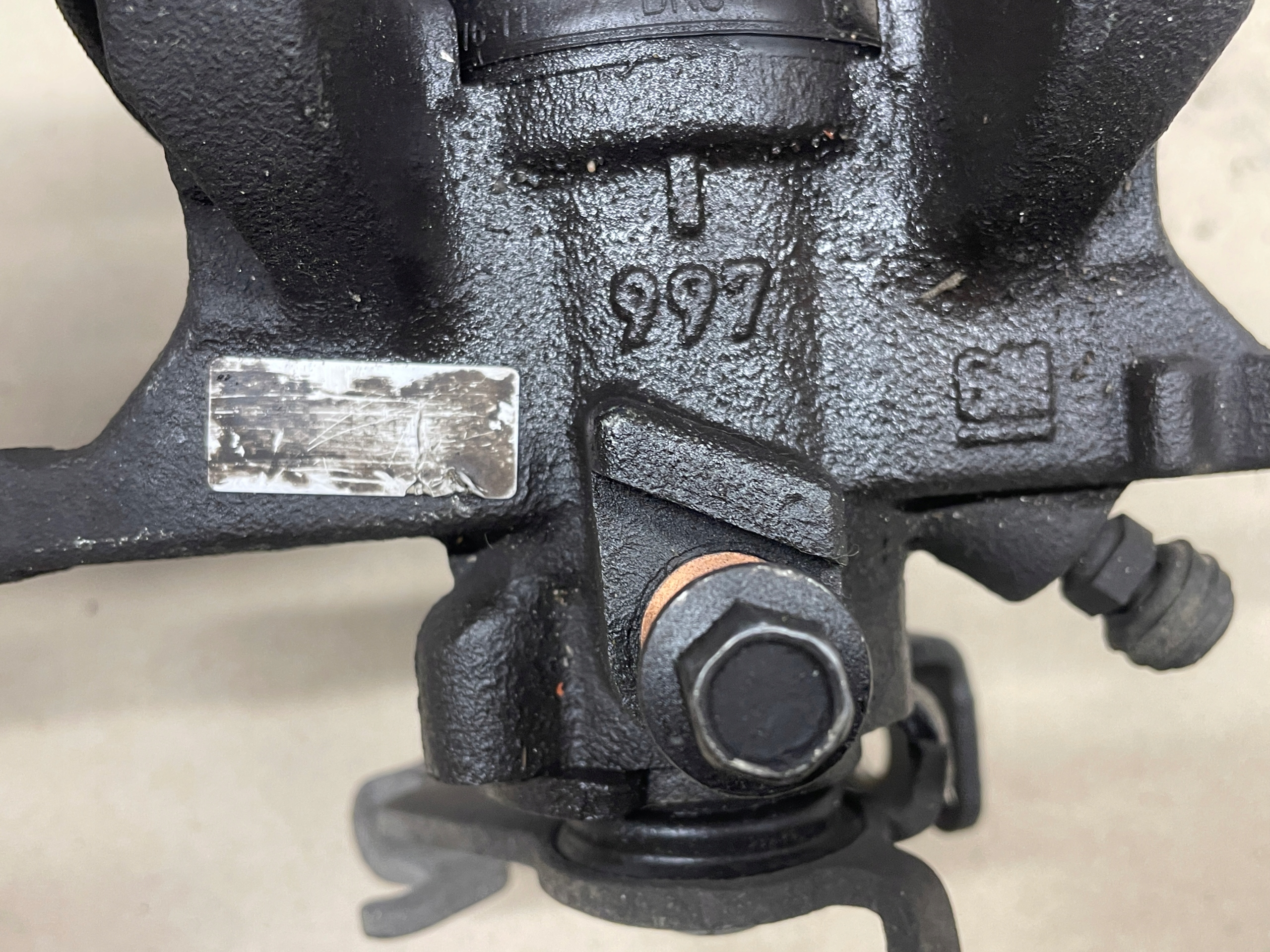 OPEL ZAFIRA C caliper brake left rear part 13467365
