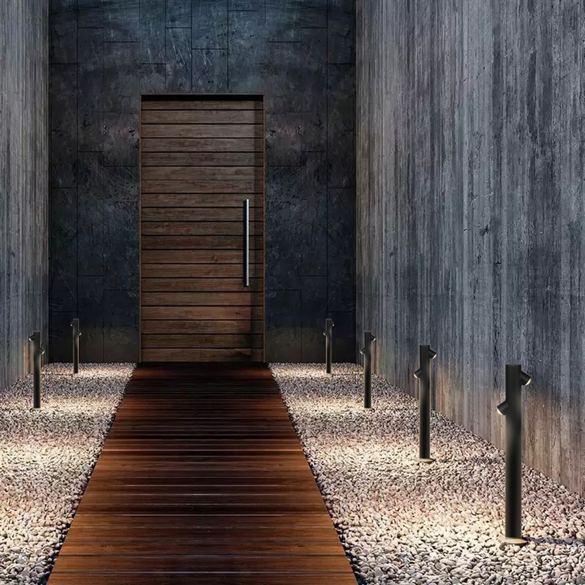 СВЕТОДИОДНЫЙ НАРУЖНЫЙ САДОВЫЙ СВЕТИЛЬНИК, СТОЙКА 60 СМ, марка Heckermann