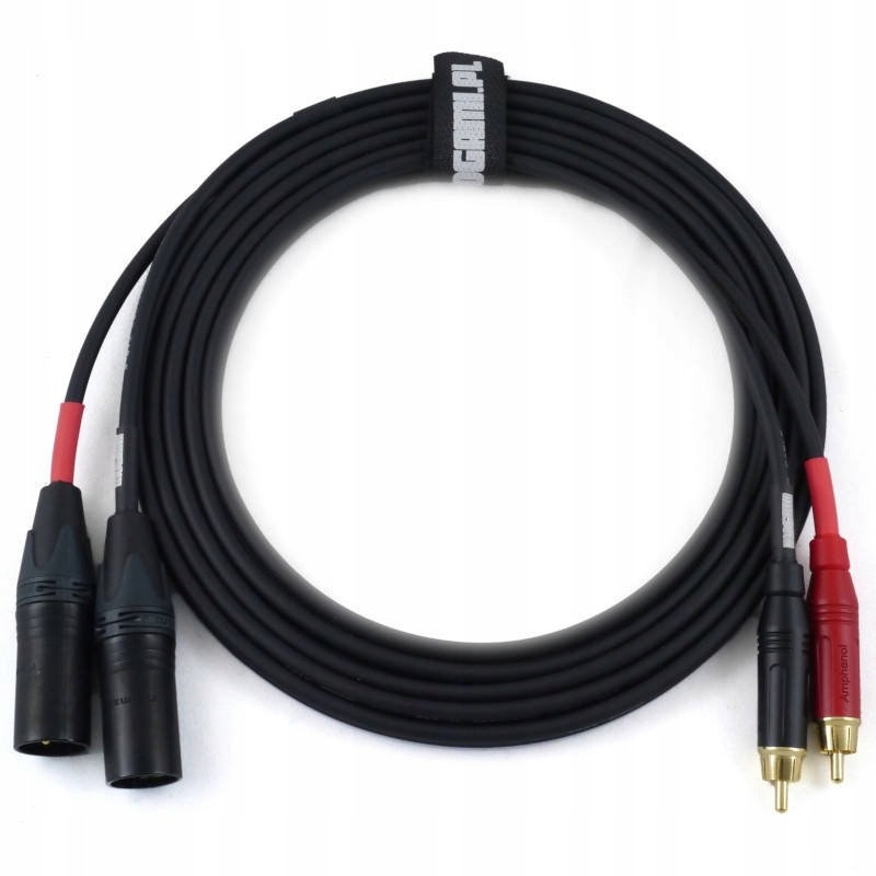2RCA - 2XLRM Mogami Interkonekt 2 m