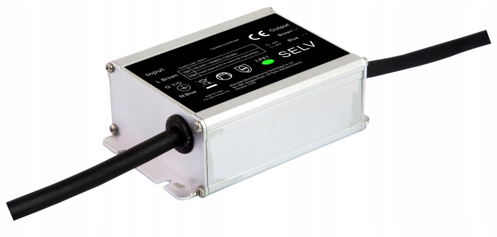 Zewenętrzny Zasilacz Stałoprądowy Oświetlenie Led IP67 20-37 V 26W Pfc Moso