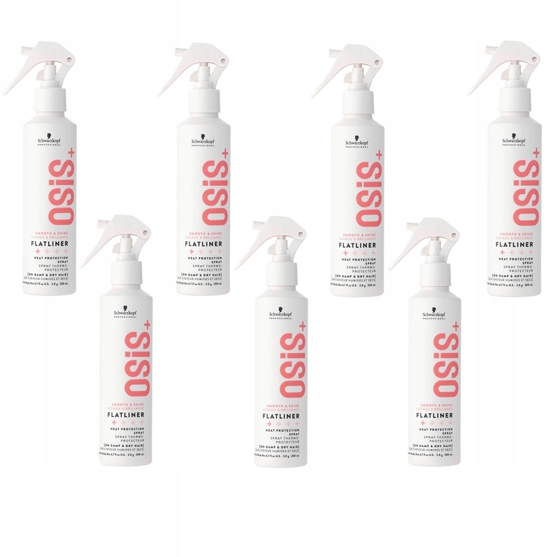 Schwarzkopf Osis Flatliner Heat Protection sprej 7 x 200 Ml termoochranný