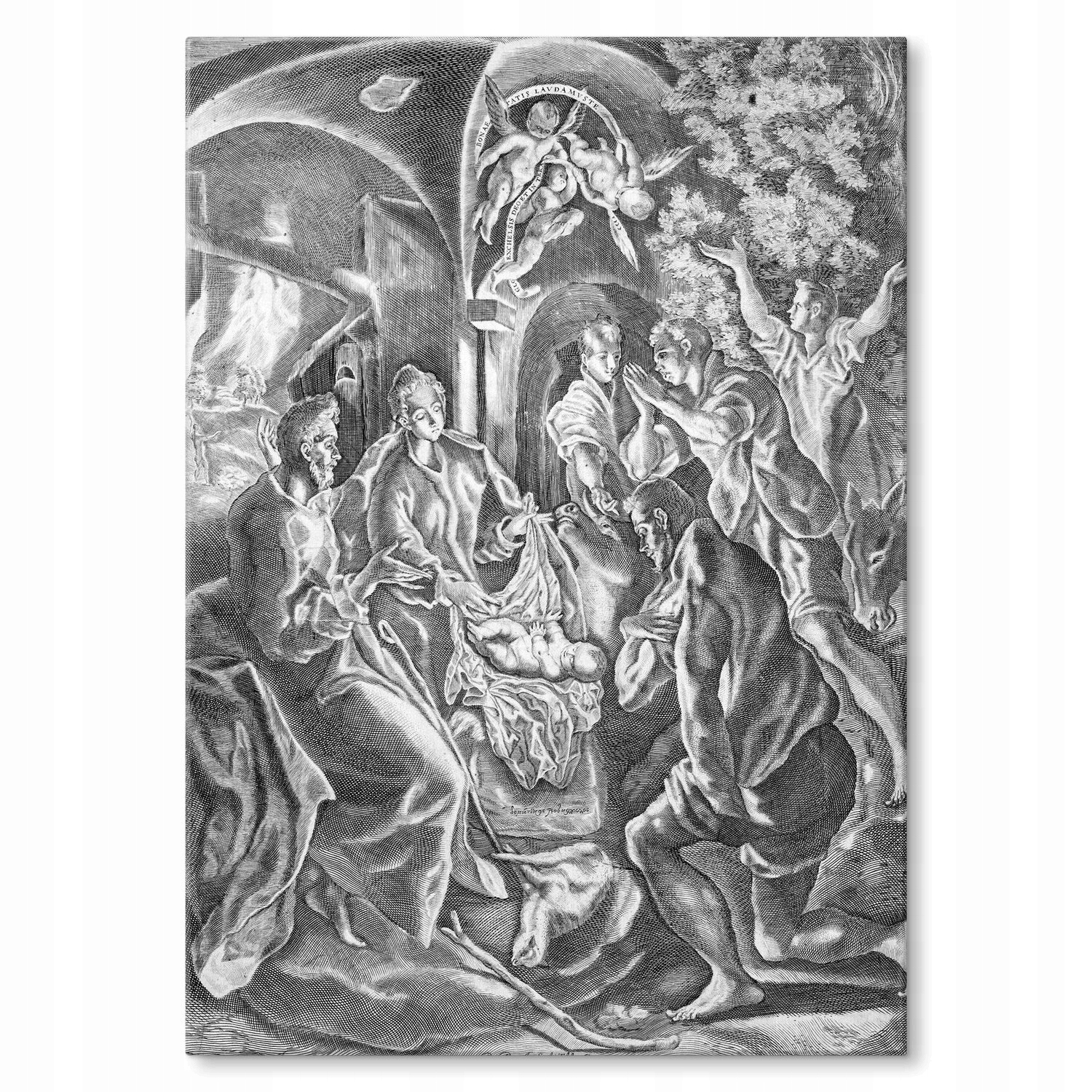 Kovový plakát Adoration El Greco Szyld Plech 42 x 59,4 cm Dárek