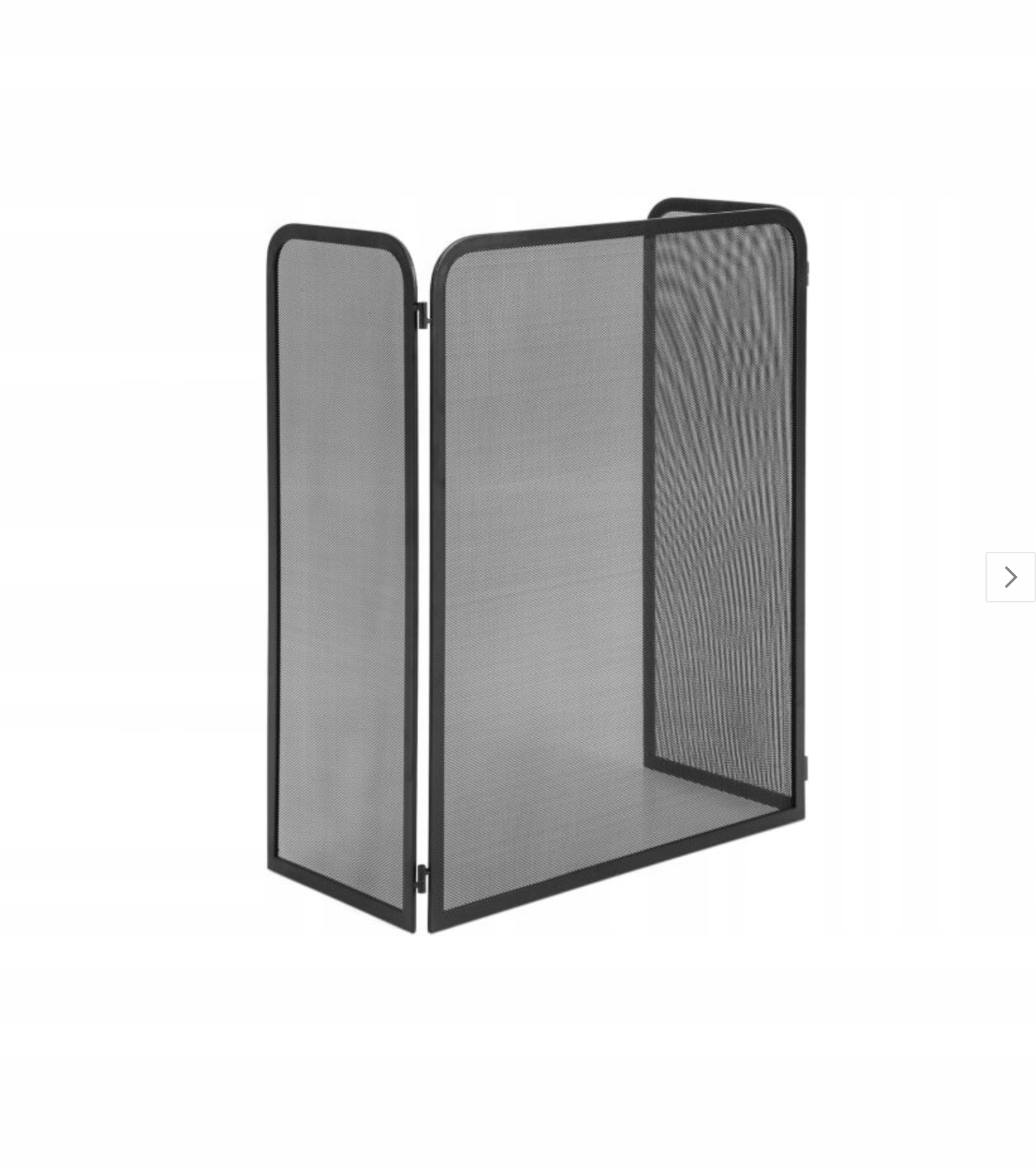 Paraván Pokojový 3-panelový 96 x 0,6 x 61 cm černý